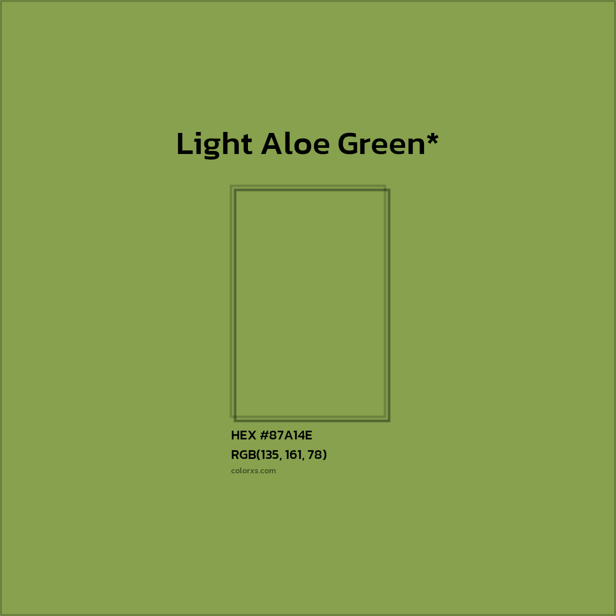 HEX #87A14E Color Name, Color Code, Palettes, Similar Paints, Images