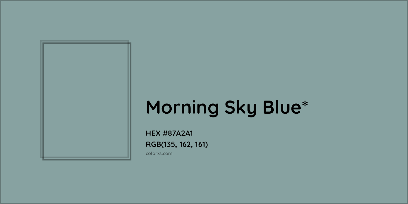 HEX #87A2A1 Color Name, Color Code, Palettes, Similar Paints, Images