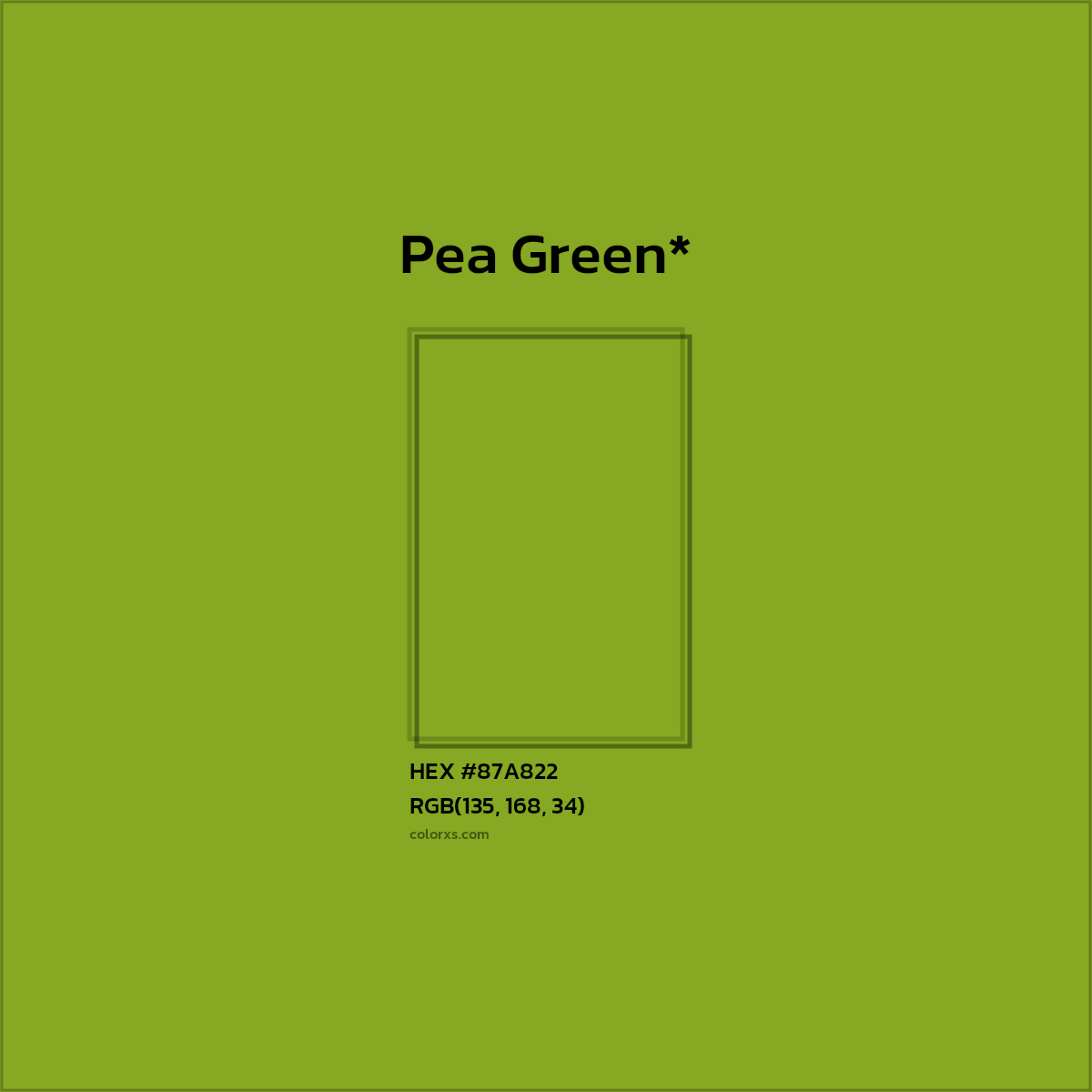 HEX #87A822 Color Name, Color Code, Palettes, Similar Paints, Images