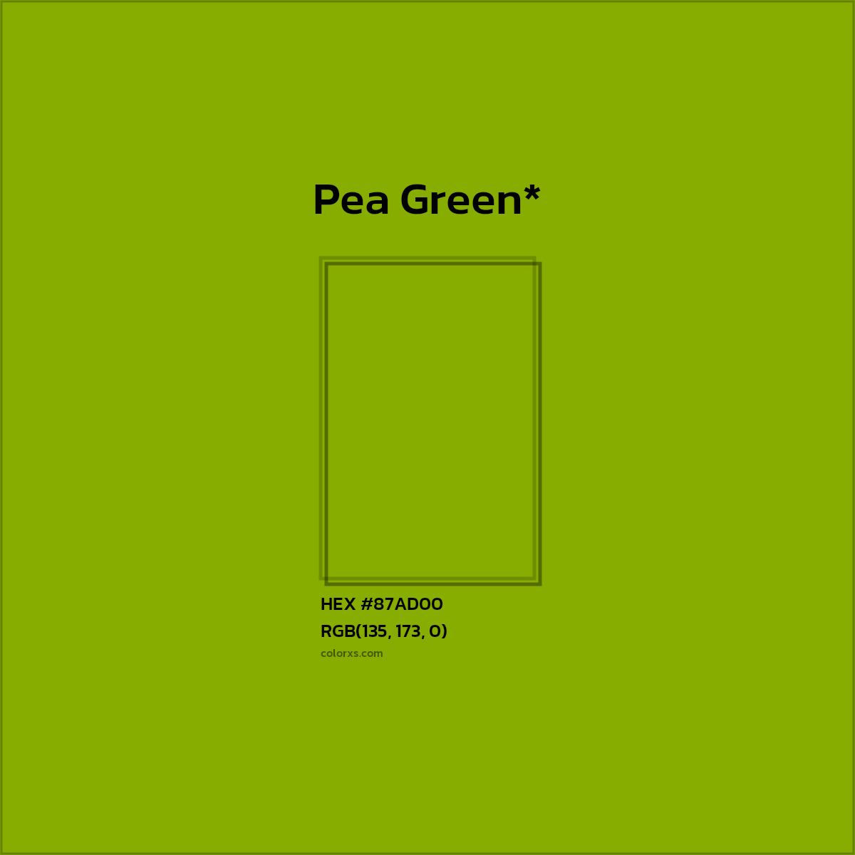 HEX #87AD00 Color Name, Color Code, Palettes, Similar Paints, Images