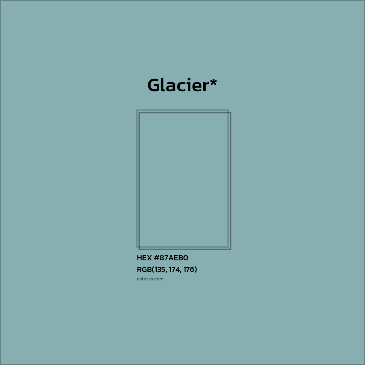 HEX #87AEB0 Color Name, Color Code, Palettes, Similar Paints, Images