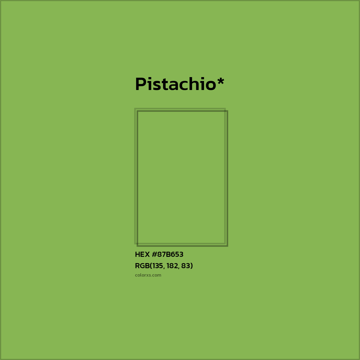 HEX #87B653 Color Name, Color Code, Palettes, Similar Paints, Images