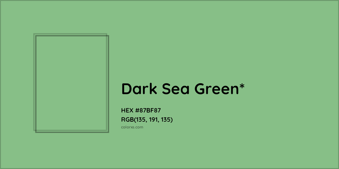 HEX #87BF87 Color Name, Color Code, Palettes, Similar Paints, Images