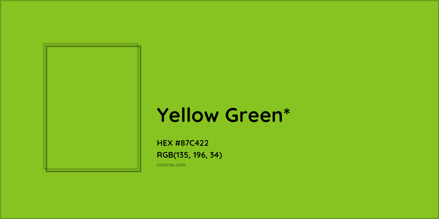HEX #87C422 Color Name, Color Code, Palettes, Similar Paints, Images