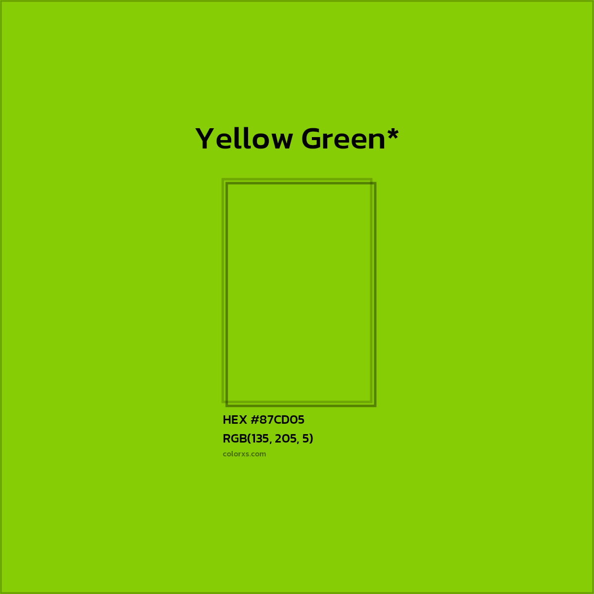HEX #87CD05 Color Name, Color Code, Palettes, Similar Paints, Images