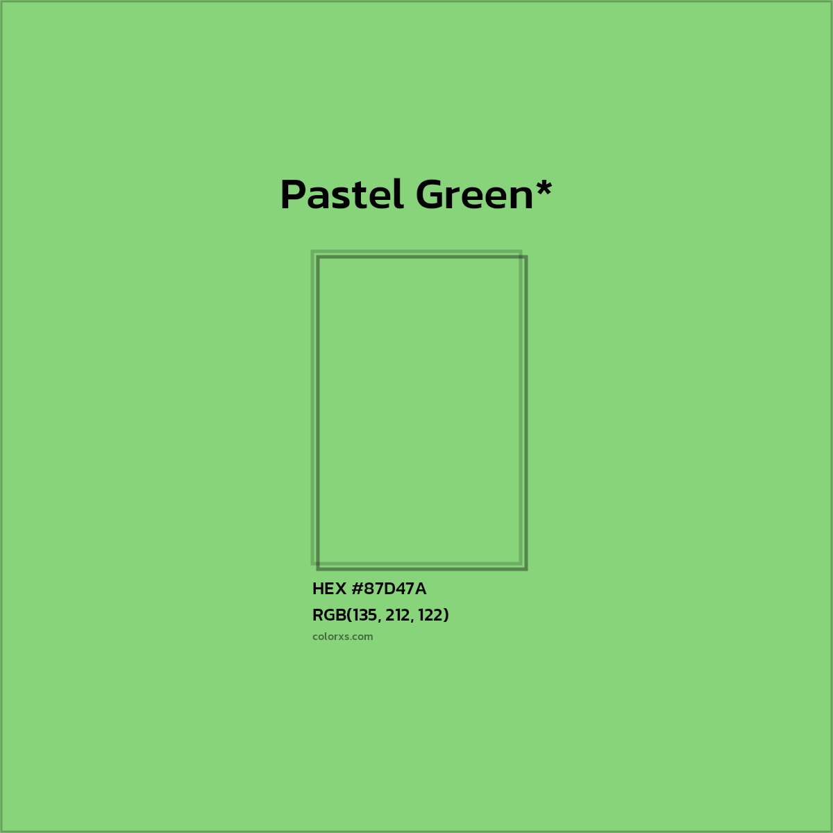 HEX #87D47A Color Name, Color Code, Palettes, Similar Paints, Images