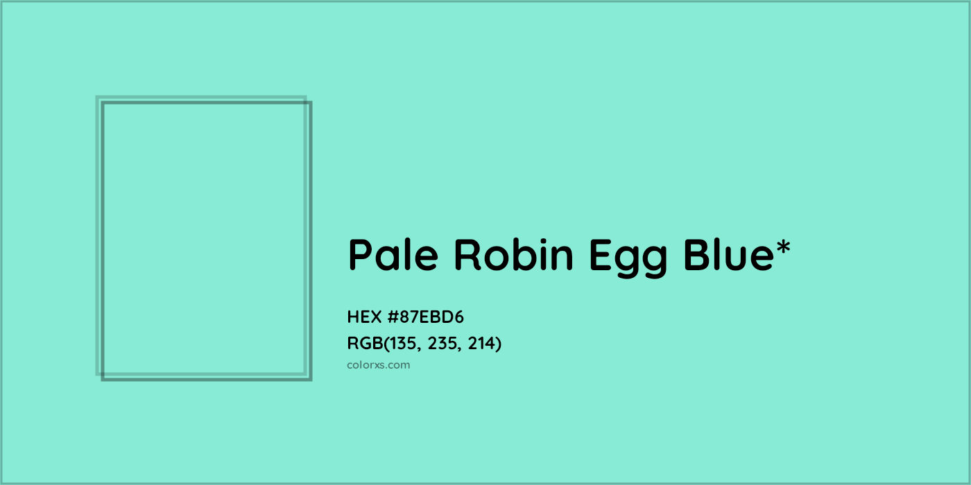 HEX #87EBD6 Color Name, Color Code, Palettes, Similar Paints, Images