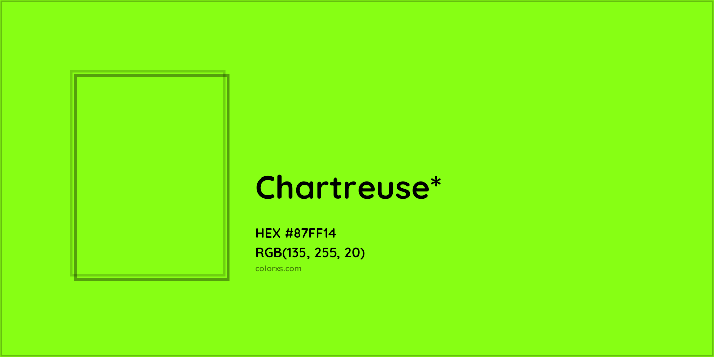 HEX #87FF14 Color Name, Color Code, Palettes, Similar Paints, Images