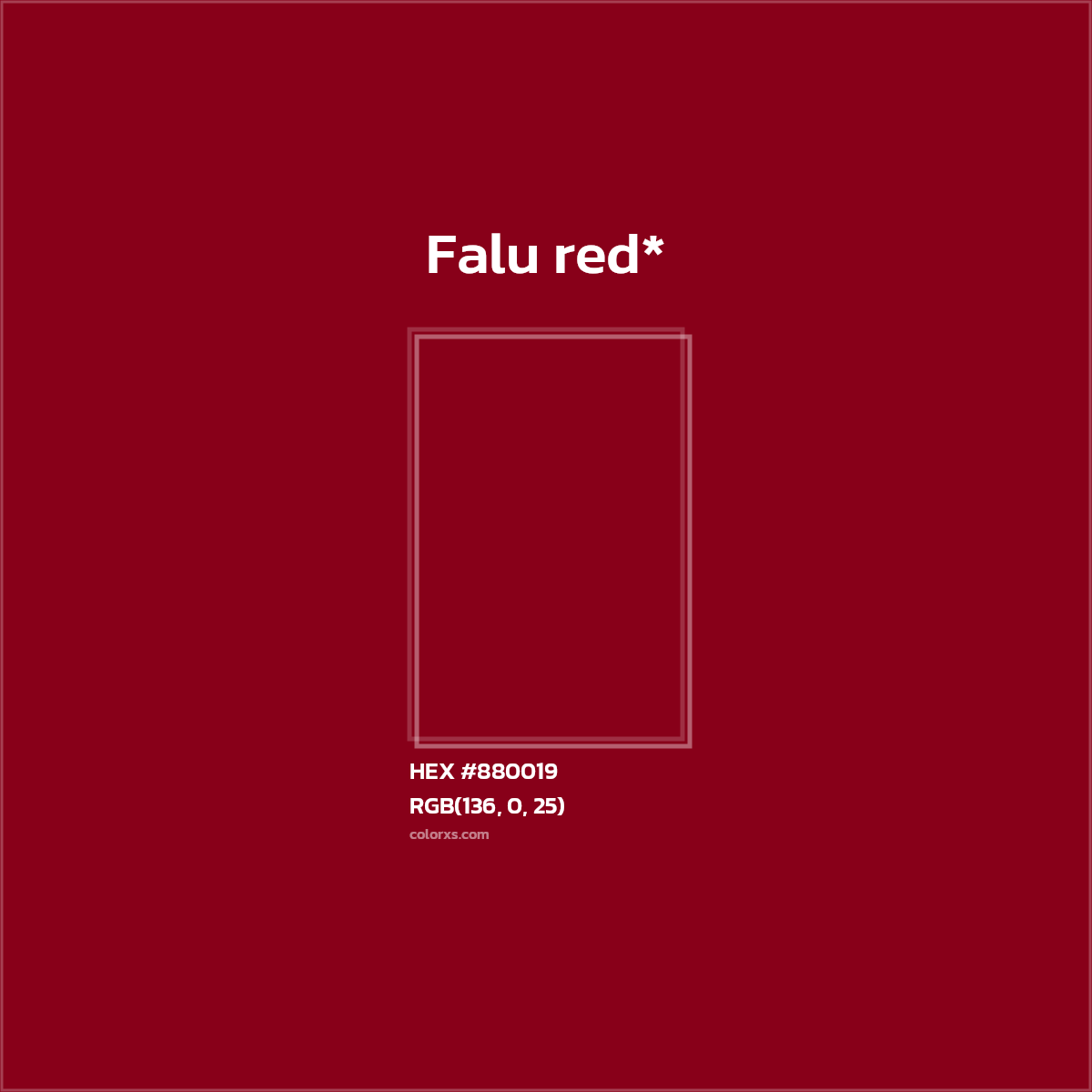HEX #880019 Color Name, Color Code, Palettes, Similar Paints, Images