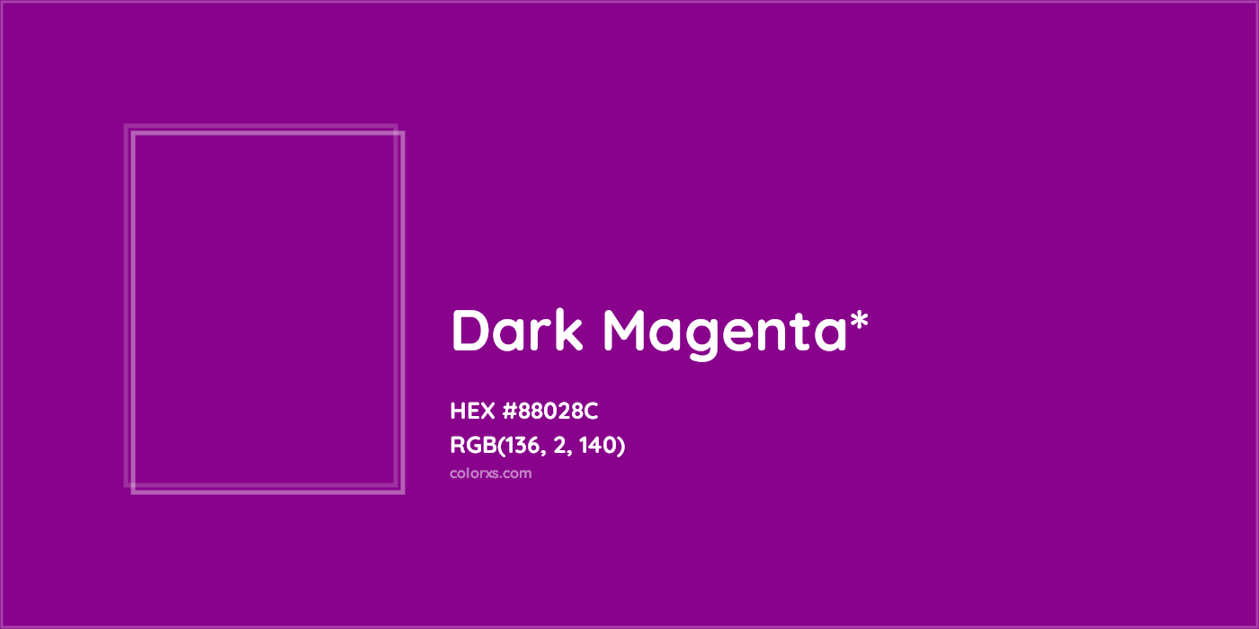 HEX #88028C Color Name, Color Code, Palettes, Similar Paints, Images