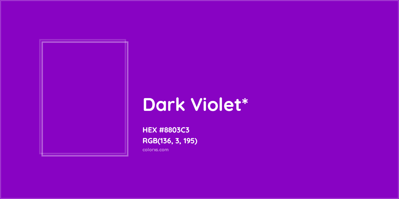 HEX #8803C3 Color Name, Color Code, Palettes, Similar Paints, Images