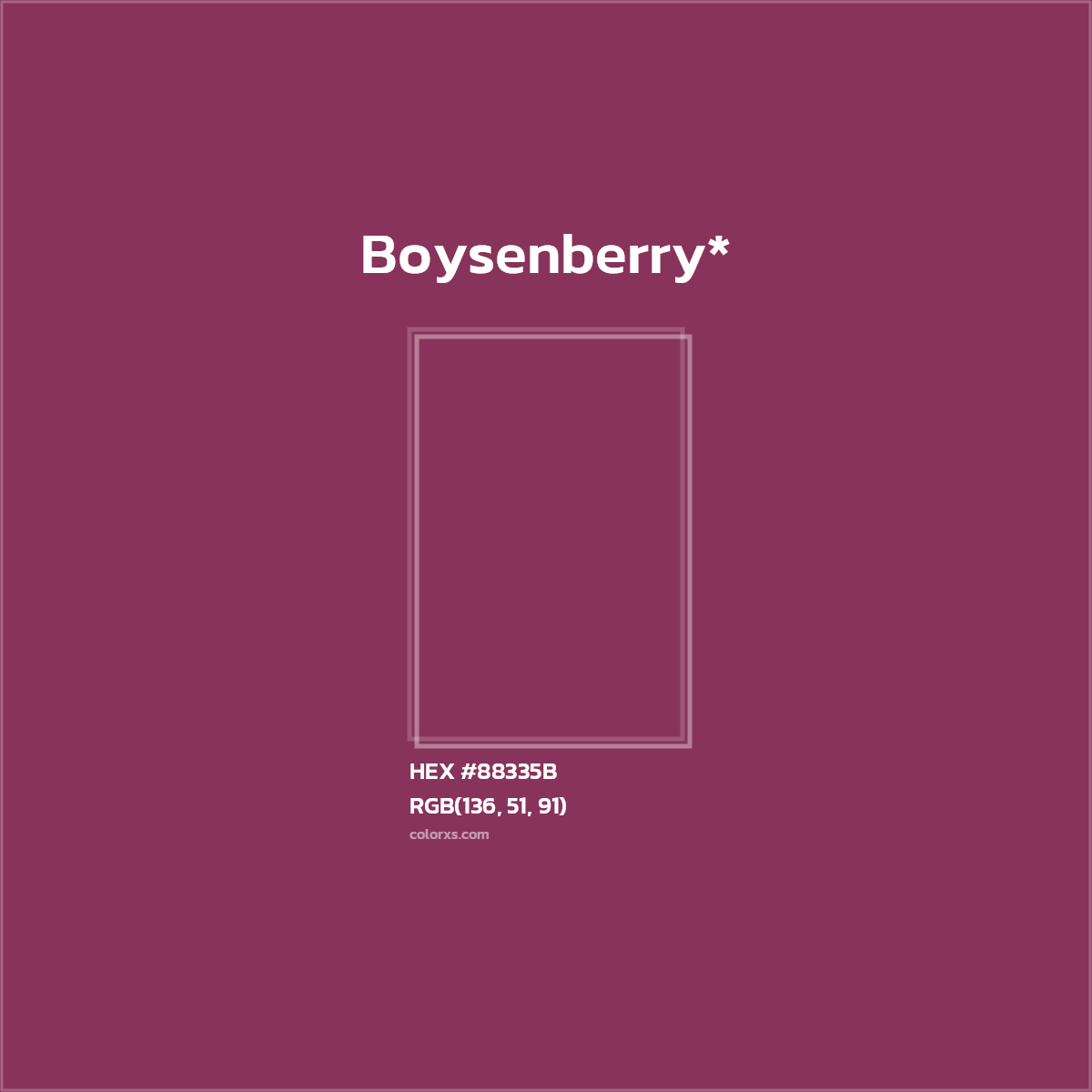 HEX #88335B Color Name, Color Code, Palettes, Similar Paints, Images