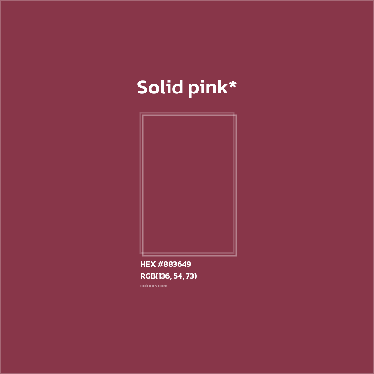 HEX #883649 Color Name, Color Code, Palettes, Similar Paints, Images
