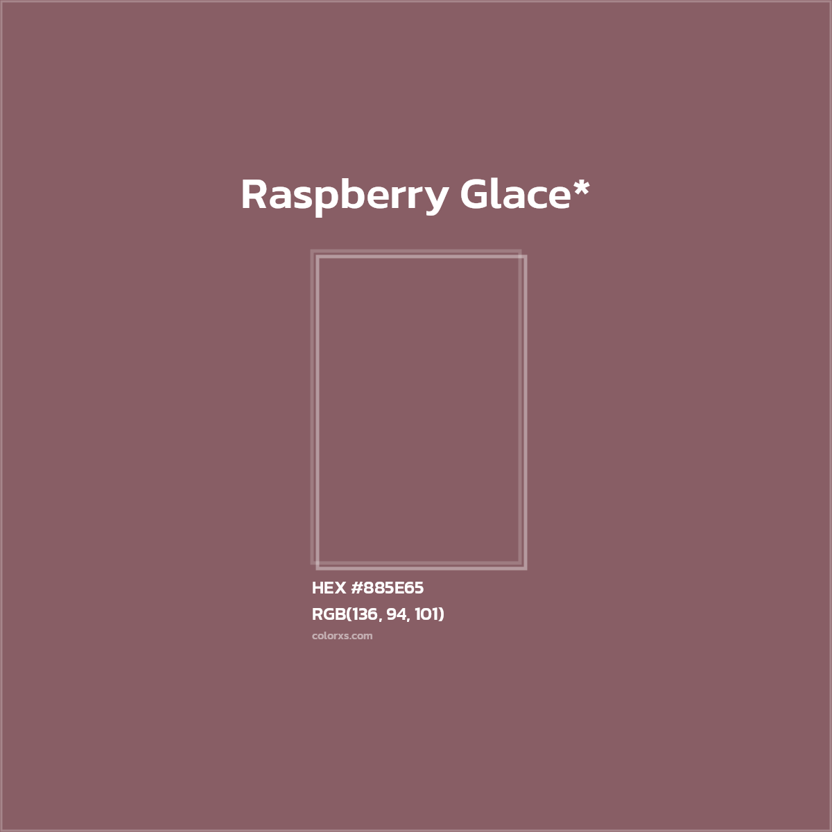 HEX #885E65 Color Name, Color Code, Palettes, Similar Paints, Images