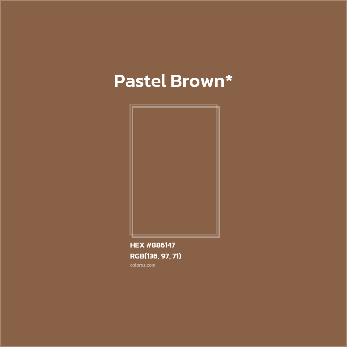 HEX #886147 Color Name, Color Code, Palettes, Similar Paints, Images