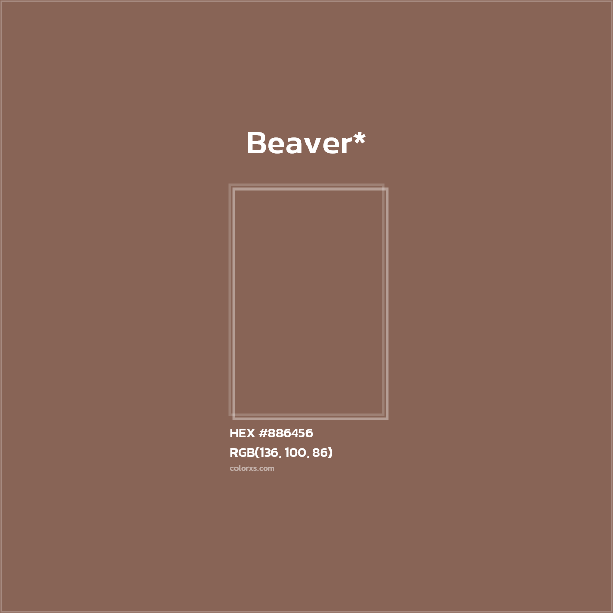 HEX #886456 Color Name, Color Code, Palettes, Similar Paints, Images