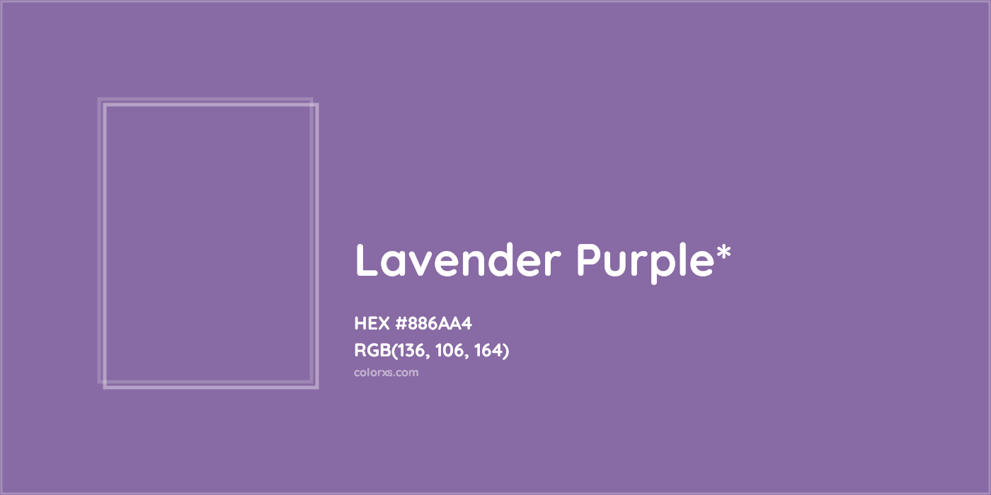 HEX #886AA4 Color Name, Color Code, Palettes, Similar Paints, Images