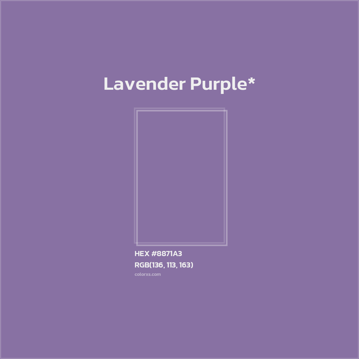 HEX #8871A3 Color Name, Color Code, Palettes, Similar Paints, Images
