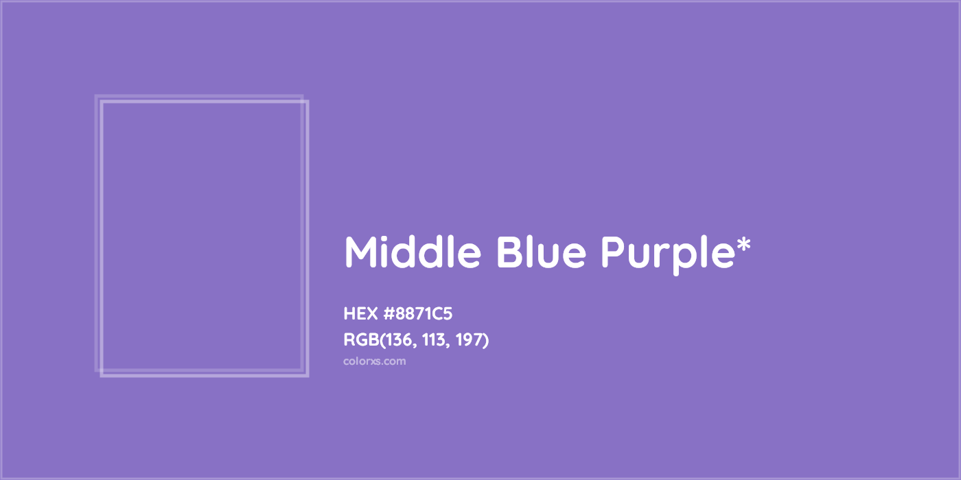 HEX #8871C5 Color Name, Color Code, Palettes, Similar Paints, Images
