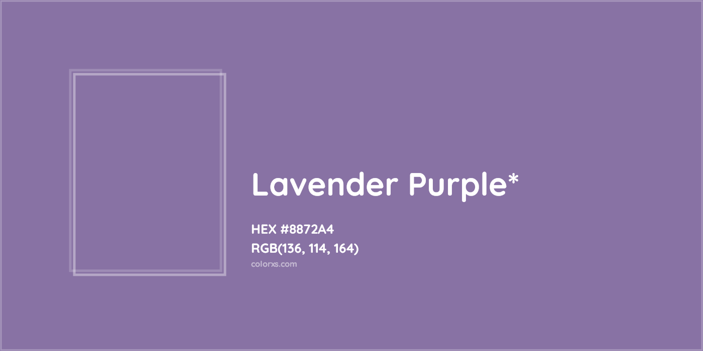 HEX #8872A4 Color Name, Color Code, Palettes, Similar Paints, Images