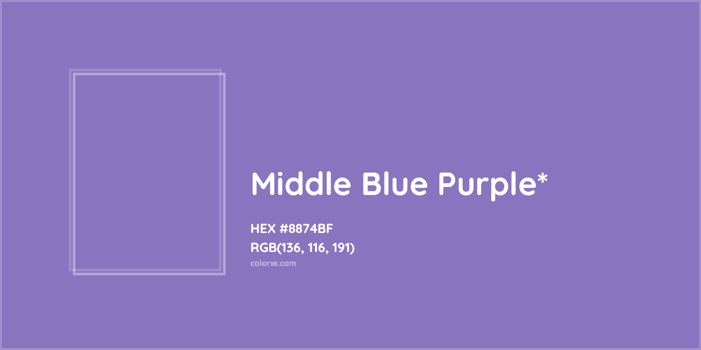 HEX #8874BF Color Name, Color Code, Palettes, Similar Paints, Images