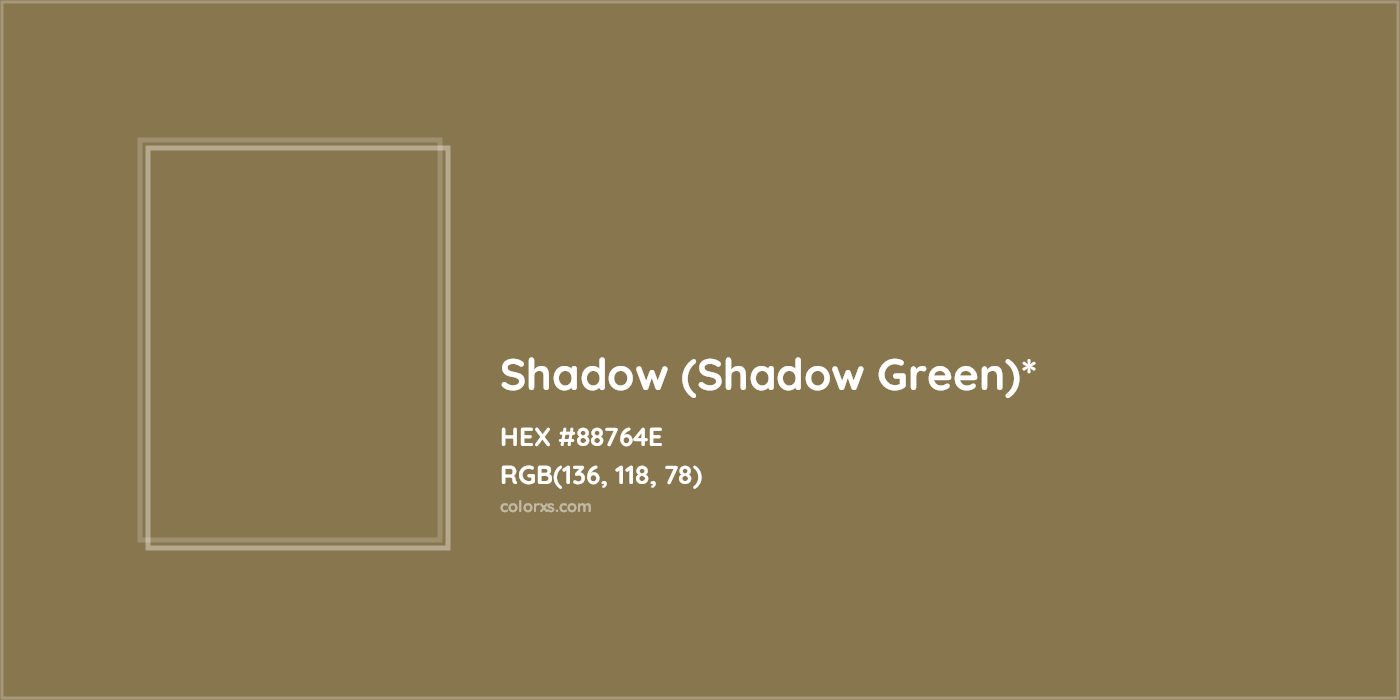 HEX #88764E Color Name, Color Code, Palettes, Similar Paints, Images