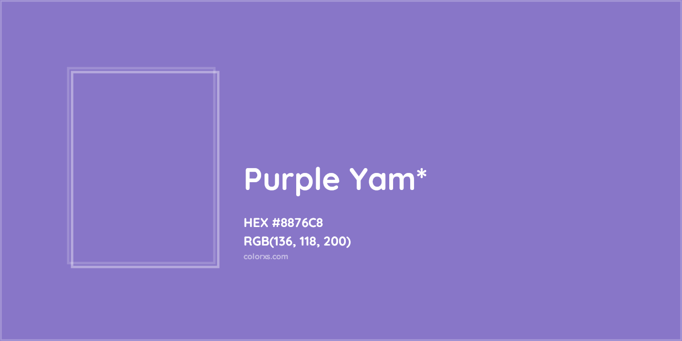 HEX #8876C8 Color Name, Color Code, Palettes, Similar Paints, Images