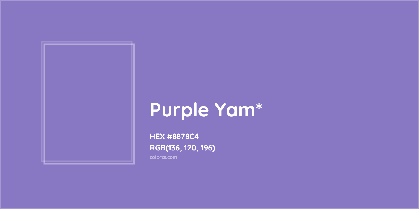 HEX #8878C4 Color Name, Color Code, Palettes, Similar Paints, Images