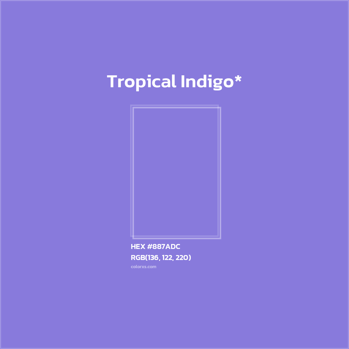 HEX #887ADC Color Name, Color Code, Palettes, Similar Paints, Images