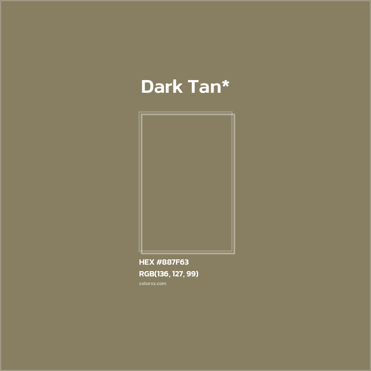 HEX #887F63 Color Name, Color Code, Palettes, Similar Paints, Images