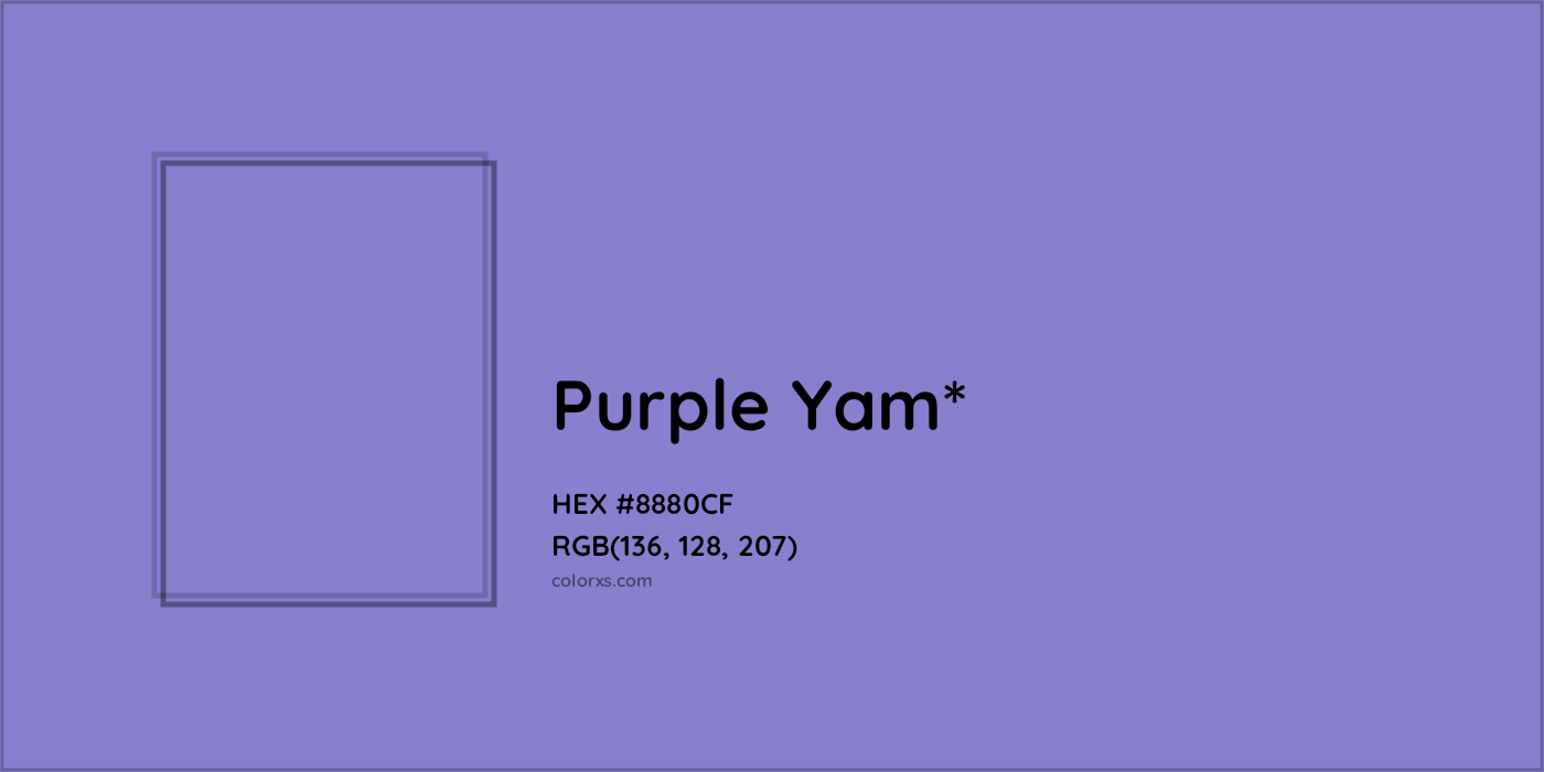HEX #8880CF Color Name, Color Code, Palettes, Similar Paints, Images