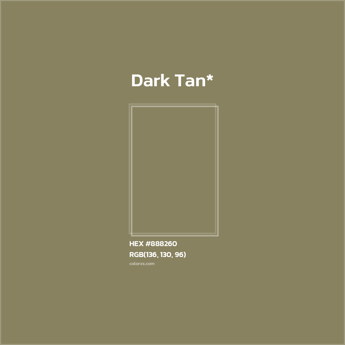 HEX #888260 Color Name, Color Code, Palettes, Similar Paints, Images