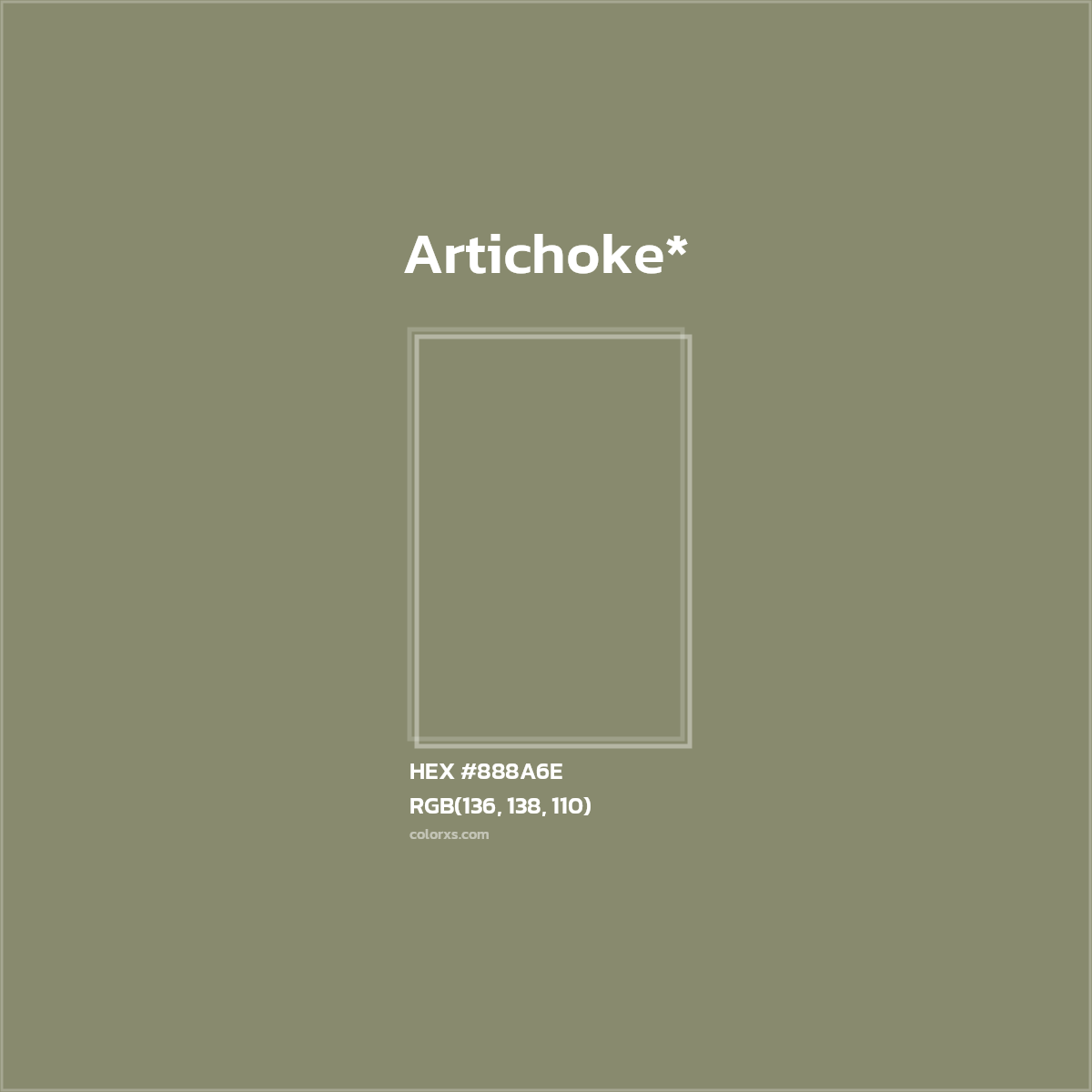HEX #888A6E Color Name, Color Code, Palettes, Similar Paints, Images