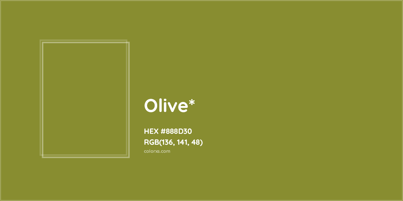 HEX #888D30 Color Name, Color Code, Palettes, Similar Paints, Images
