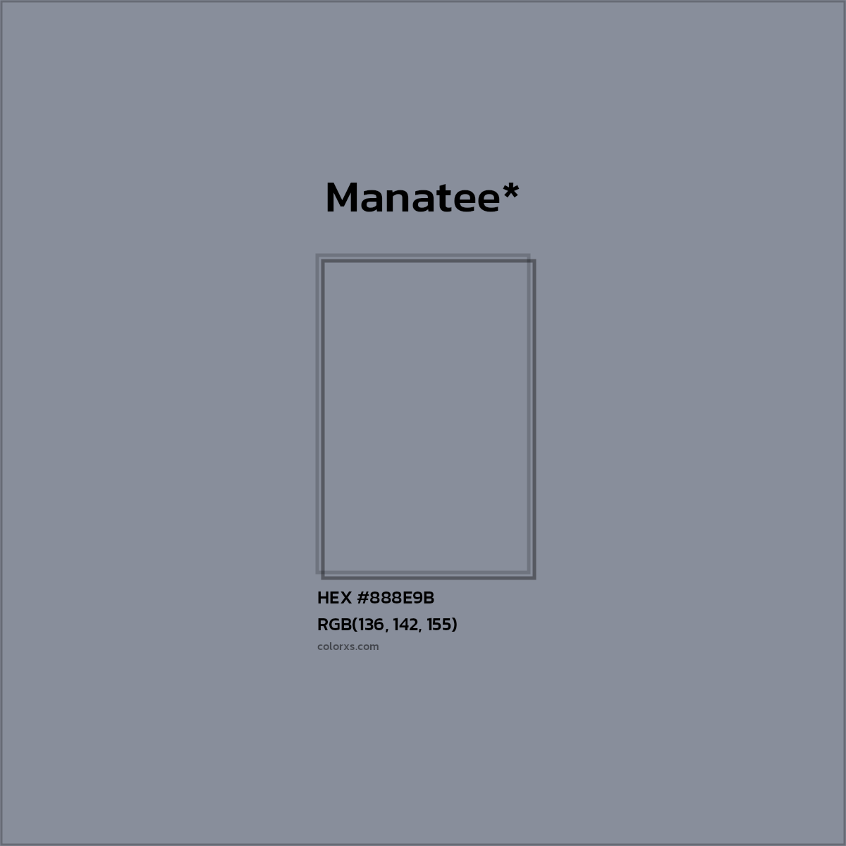 HEX #888E9B Color Name, Color Code, Palettes, Similar Paints, Images