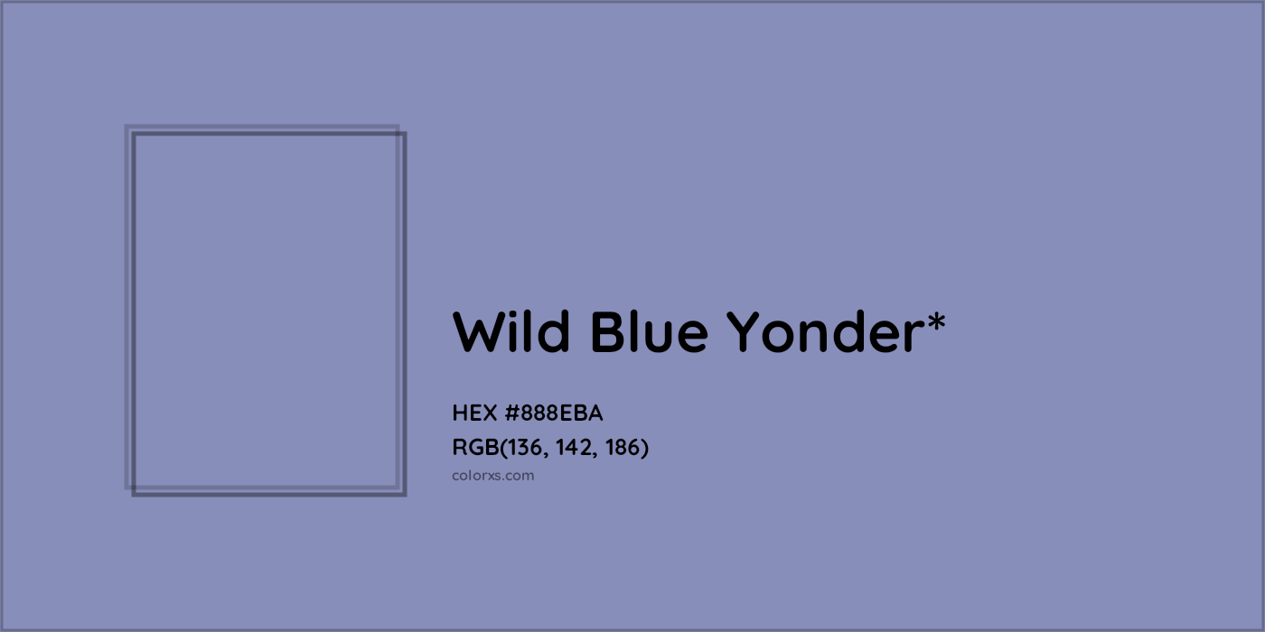 HEX #888EBA Color Name, Color Code, Palettes, Similar Paints, Images