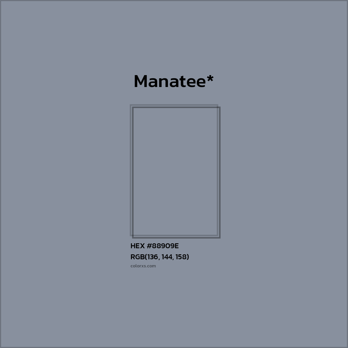 HEX #88909E Color Name, Color Code, Palettes, Similar Paints, Images