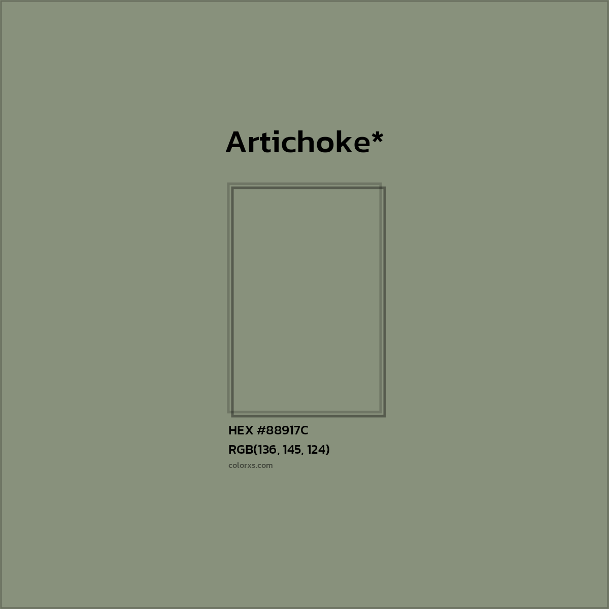 HEX #88917C Color Name, Color Code, Palettes, Similar Paints, Images