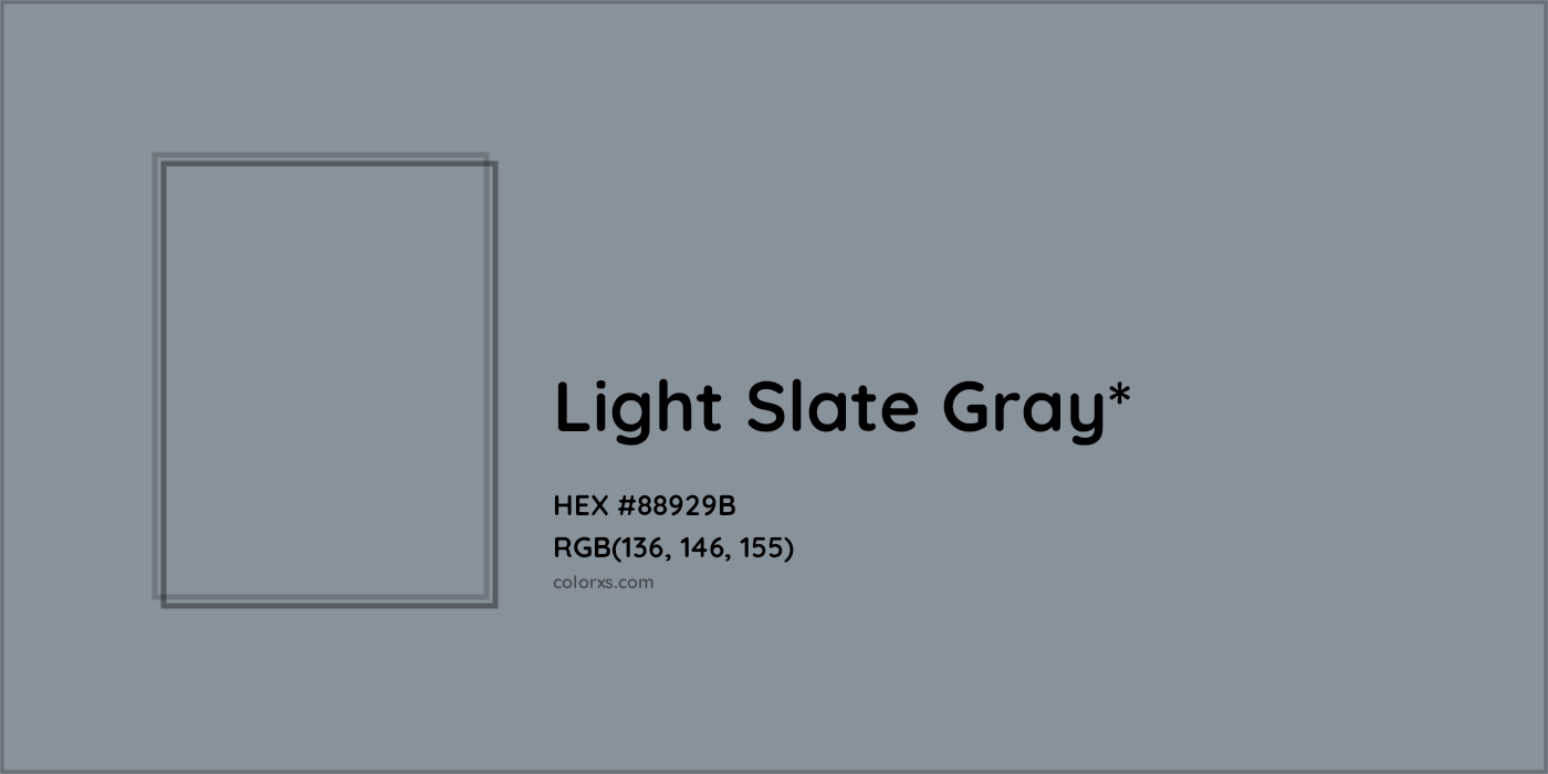 HEX #88929B Color Name, Color Code, Palettes, Similar Paints, Images