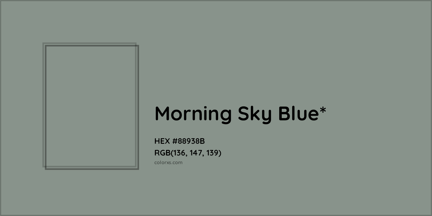 HEX #88938B Color Name, Color Code, Palettes, Similar Paints, Images