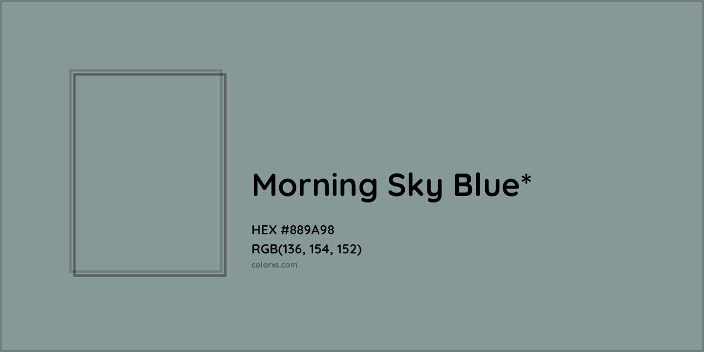 HEX #889A98 Color Name, Color Code, Palettes, Similar Paints, Images
