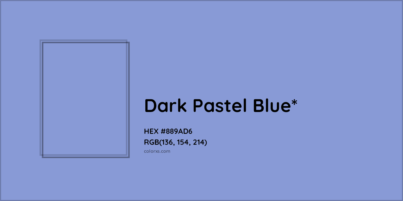 HEX #889AD6 Color Name, Color Code, Palettes, Similar Paints, Images