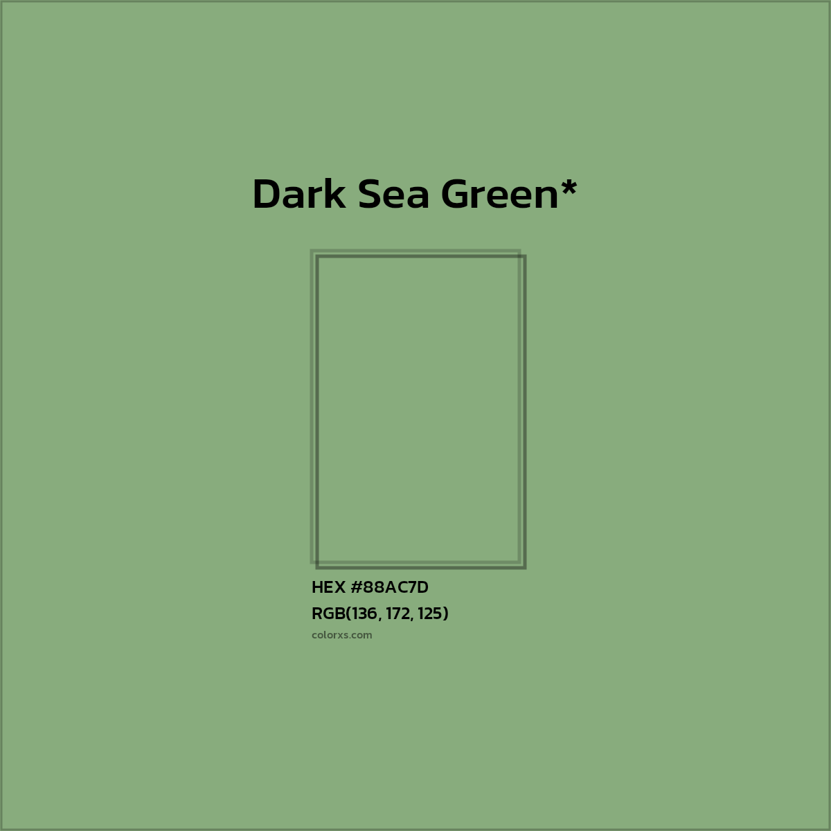 HEX #88AC7D Color Name, Color Code, Palettes, Similar Paints, Images
