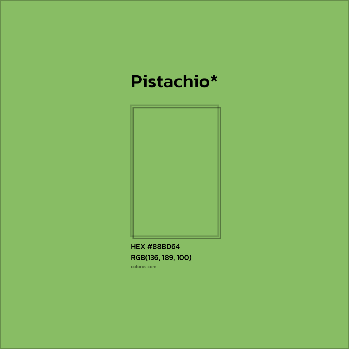HEX #88BD64 Color Name, Color Code, Palettes, Similar Paints, Images
