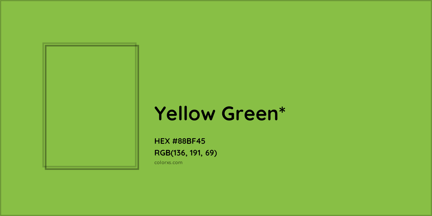 HEX #88BF45 Color Name, Color Code, Palettes, Similar Paints, Images