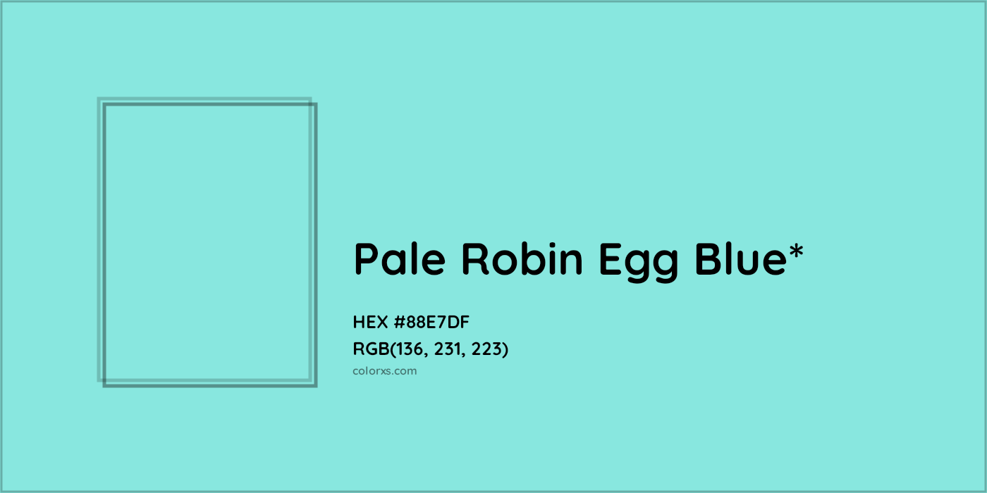 HEX #88E7DF Color Name, Color Code, Palettes, Similar Paints, Images