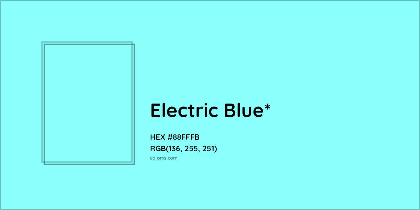 HEX #88FFFB Color Name, Color Code, Palettes, Similar Paints, Images