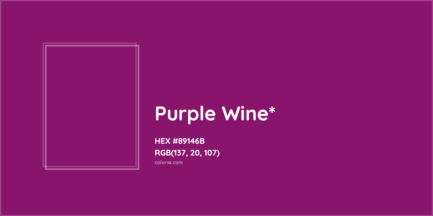 HEX #89146B Color Name, Color Code, Palettes, Similar Paints, Images