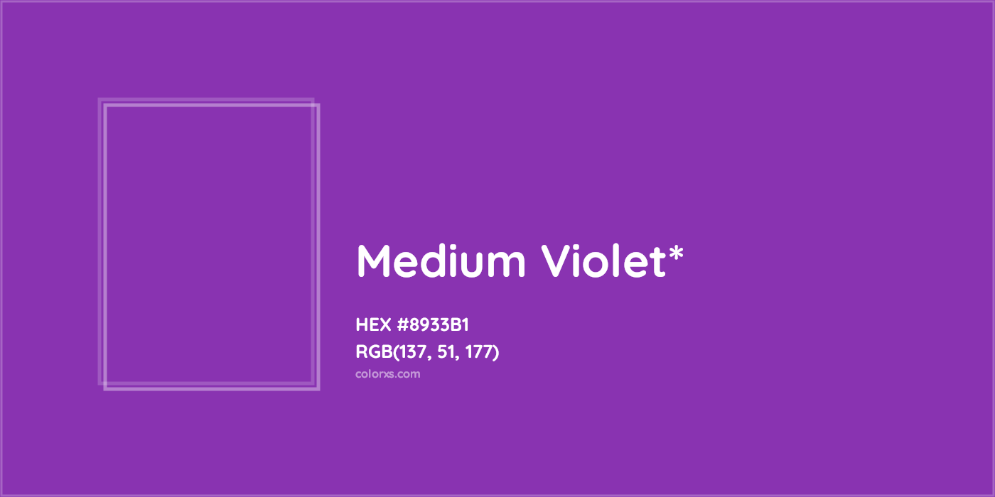HEX #8933B1 Color Name, Color Code, Palettes, Similar Paints, Images