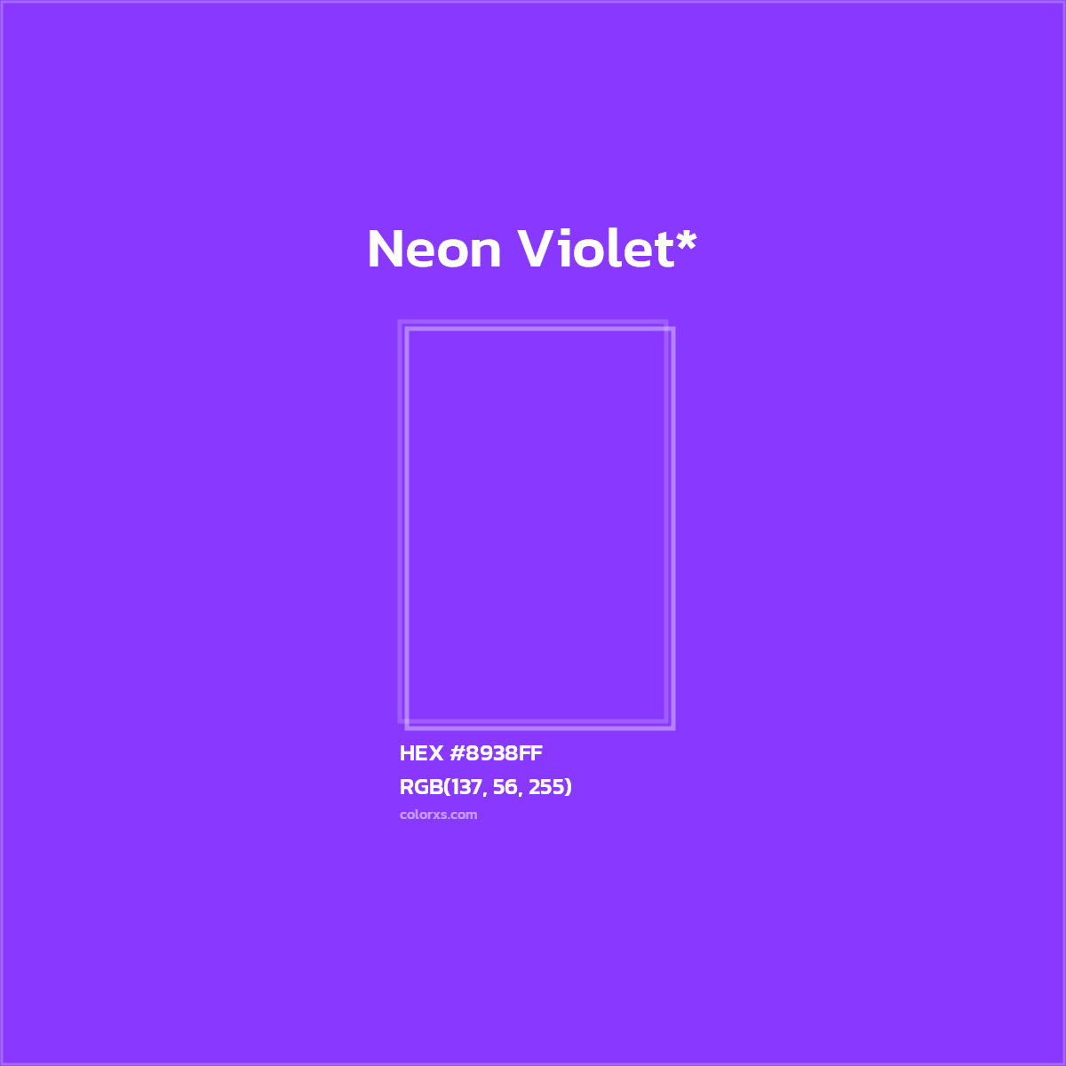 HEX #8938FF Color Name, Color Code, Palettes, Similar Paints, Images